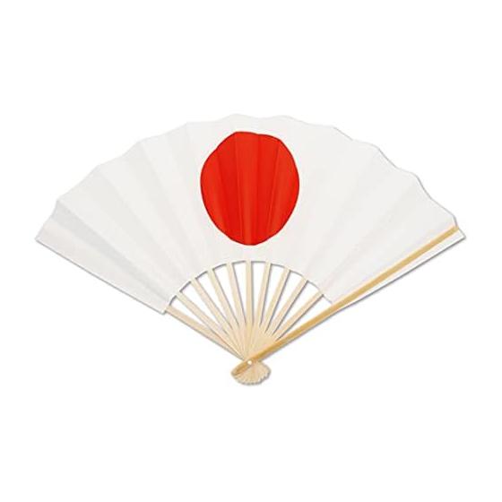 [Hinomaru folding fan] 9 inches 11 inches 27cm Double-sided Hinomaru Hinomaru Japanese national team cheering goods Japan flag Japanese national flag