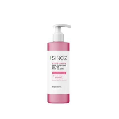 Sinoz - Hyper Vitality Face Cleansing Gel for Normal Skin, 200ml - Facial Cleansing Gel for Daily Use