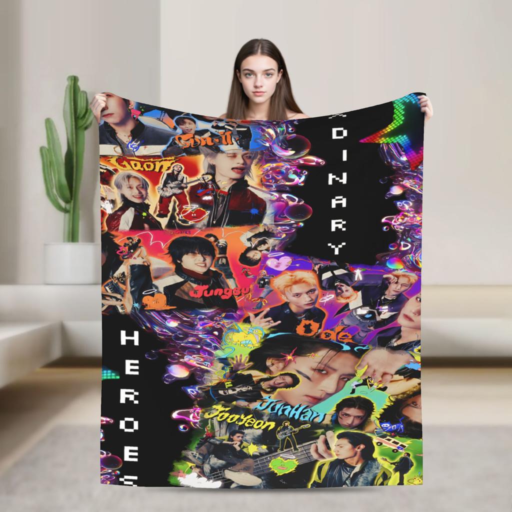 Xdinary Heroes Boy Group Blankets Super Soft Fleece Comfort Gift Throw Blanket Bedding Throws