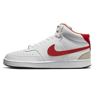 Court Vision Mid Next Nature Leap High Uomo Bianco Lavato Verde Acqua Rosso Universitario FD9926-161