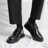 New Men Shoes Classic Men Dress Shoes Leather Wedding Shoes Men Formal Flats Business Shoes Flats Luxury Brand Black Shoes