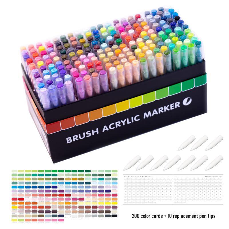8101 Graffiti Acrylic Marker: Stackable, Odorless, Soft Tip for Students