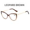 2528 Cat Eye Anti-Blue Glasses Women'S Fashion Cat Frame Ultra-Light Middle-Aged And Elderly High Definition Reading Glasses