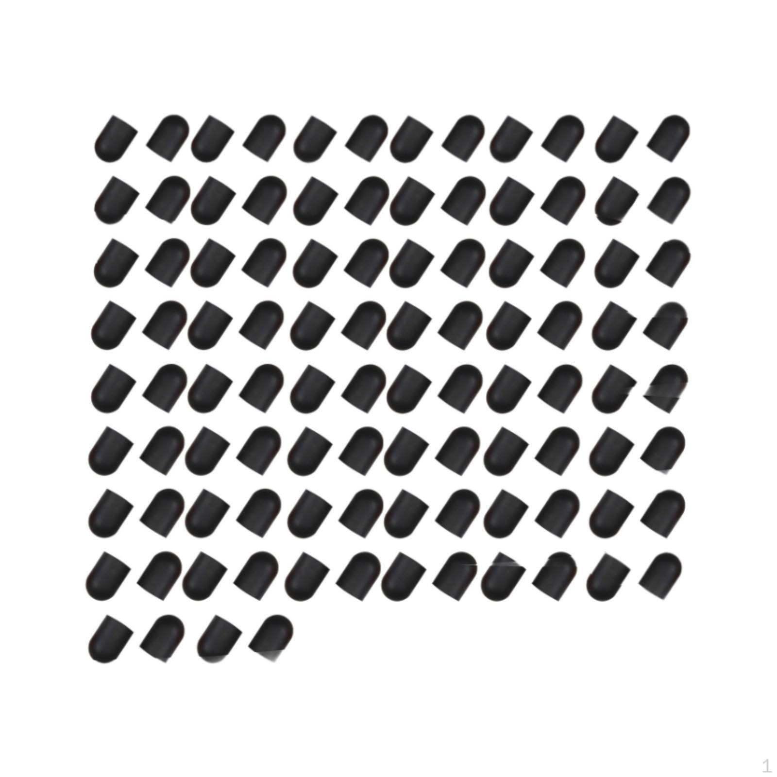 

100 шт. стилусов, наконечники для ручек, сменные силиконовые, многофункциональные, универсальные, легко 3.6x6x6.8 mm