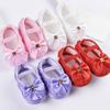 Bebê recém-nascido menina sapatos primeiros caminhantes adorável tênis infantil crianças meninas rosa flores arco sapatos de princesa