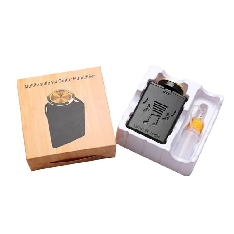 2-in-1 Guitar Humidifier Hygrometer Temperature Humidity Monitor No Battery