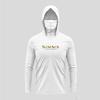SIMMS Mens UPF50 Long Sleeve Fishing Shirt With Mask Hood UV Protection Angling