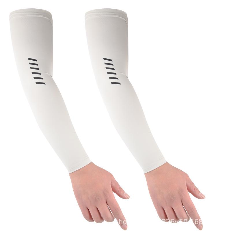 

Plus Size Ice Silk Sun Protection Sleeves for Men - Summer Outdoor, Fishing, Cycling, Driving Arm Guards L