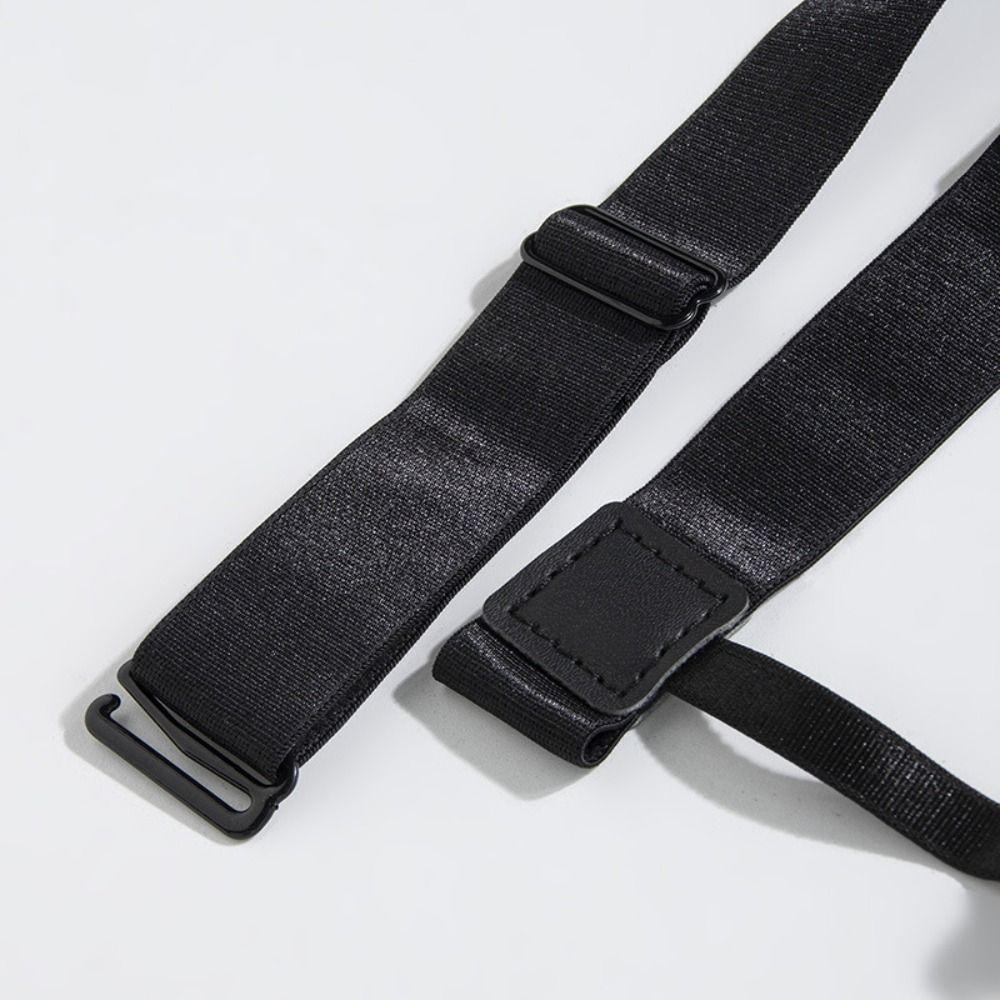 2Pcs Adjustable Shirt Stays Belt Non-Slip Locking Clips Leg Braces Loops Business Accessory