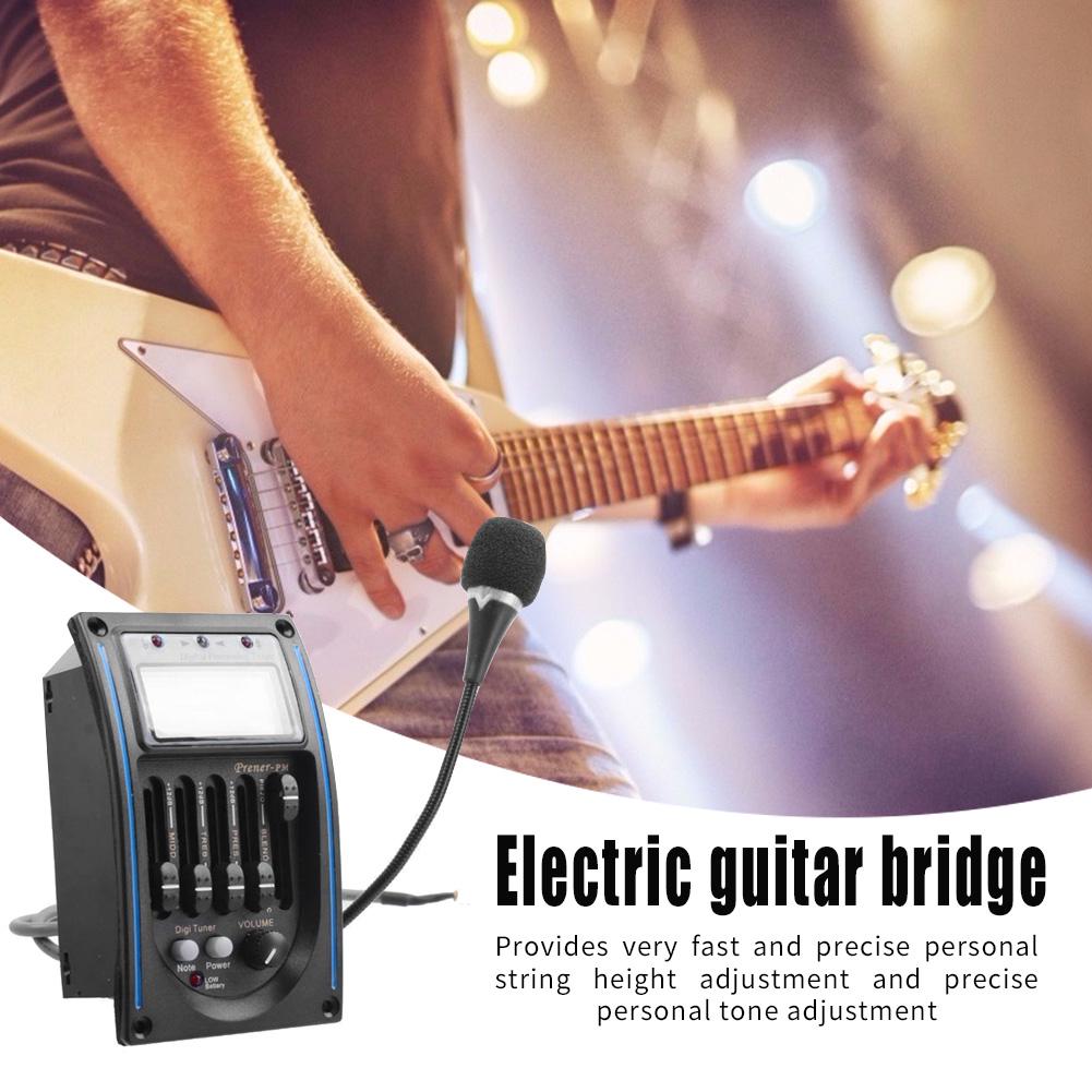 Elektrisk Gitarrstall med Stift Tune-O-Matic Stall Rostfritt Stål Stränghållare Rullsadlar Stall Musikinstrumentdelar