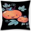 Pumpkin Halloween Thanksgiving Printing Series Pattern Pillowcase Square Pillowcase Home Office Decoration Pillowcase