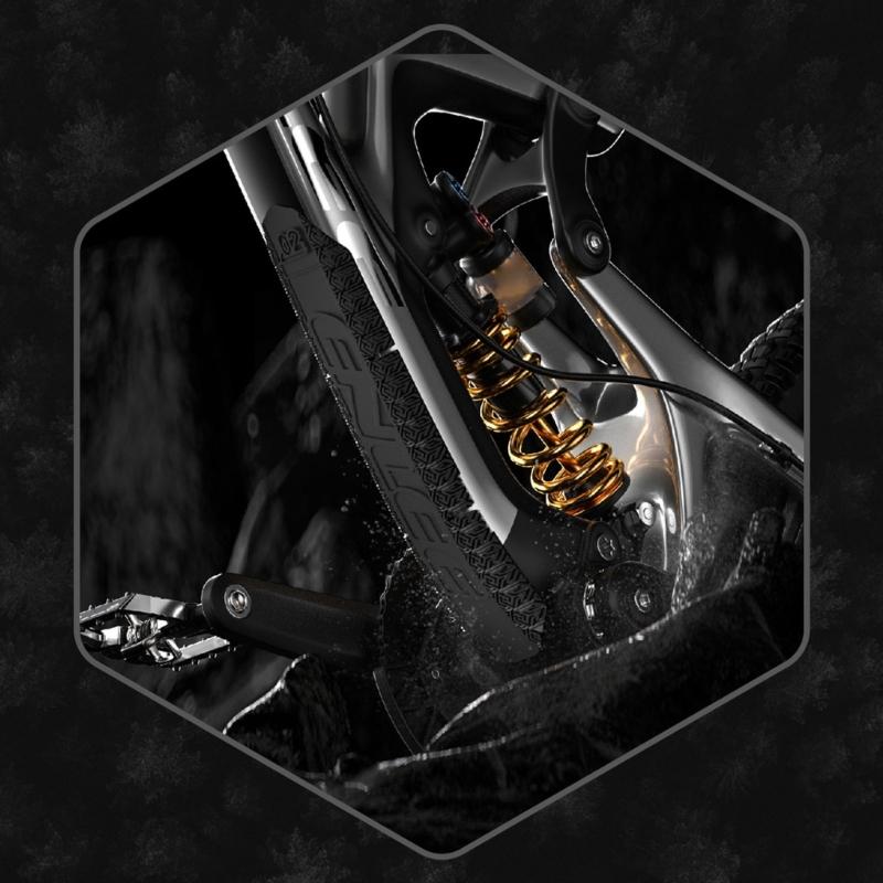 All-purpose Bike Frame Guard Mountain Bike Down Tube Frame Protection Sticker Protect Bike from Collision and Scratch