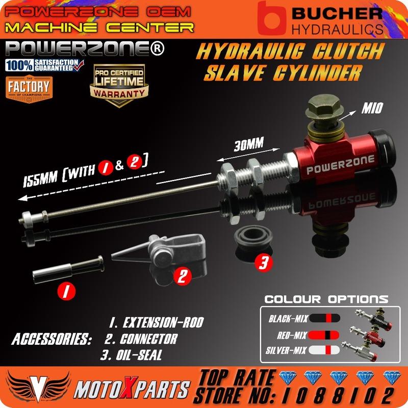 Hydraulic Clutch Slave Cylinder Conversion Pull Rod For KTM CBR CB CG YBR GS GN125 250 300 400 650 1000CC Black Mix