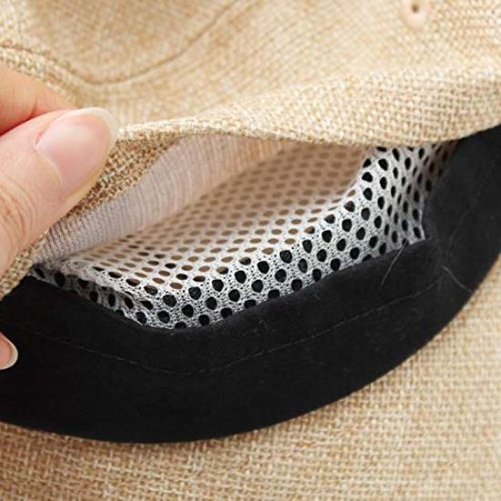 Polyjute UV Straw Summer Sun Size Ichiyon Women's Hat, Protection, 14+, Plus, Ihat0419-m-gy