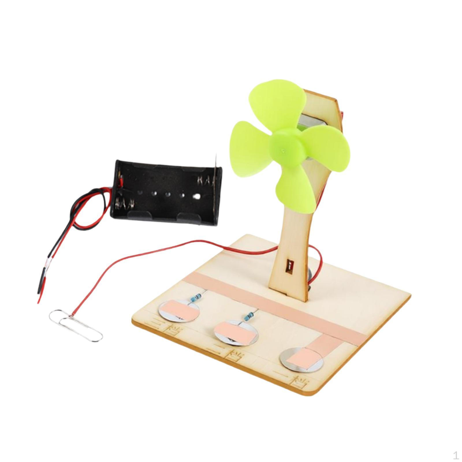 

DIY Fan Kit Assembly Set,Fun Handmade Physics Stem Learning Project for Boys and Girls Children