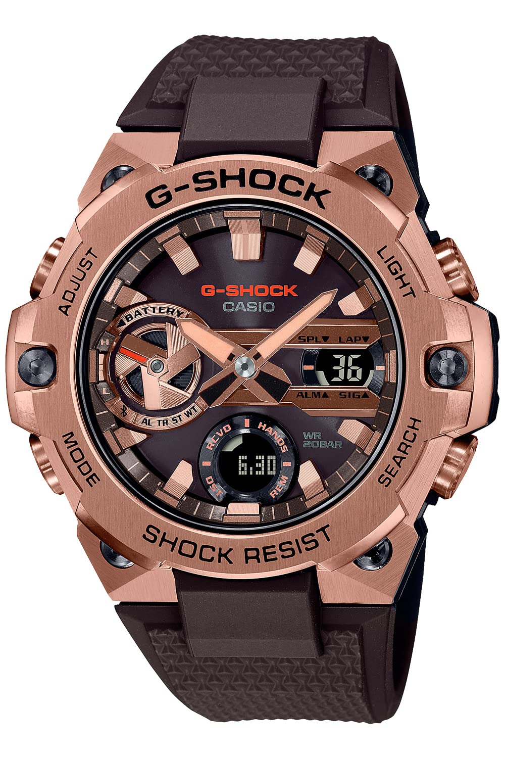 

Годинник Smartphone Link Solar PRECIOUS HEART SELECTION Коричневий [Casio] G-Shock []G-STEEL GST-B400MV-5AJF Чоловічі