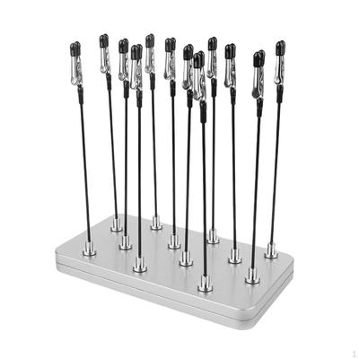 12 Stück Langlebige Krokodil Metall Bastelwerkzeuge Ständer Set DIY Malerei
