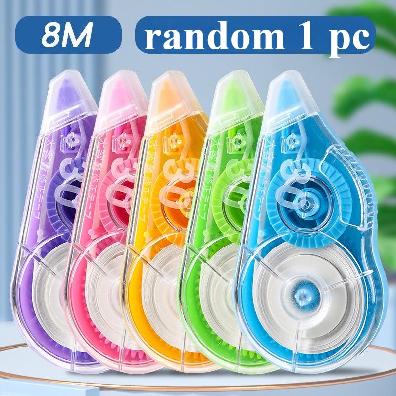 Bandă corectoare creativă cu desene animate, cu capacitate mare de 30 m, pentru studenți și uz la birou