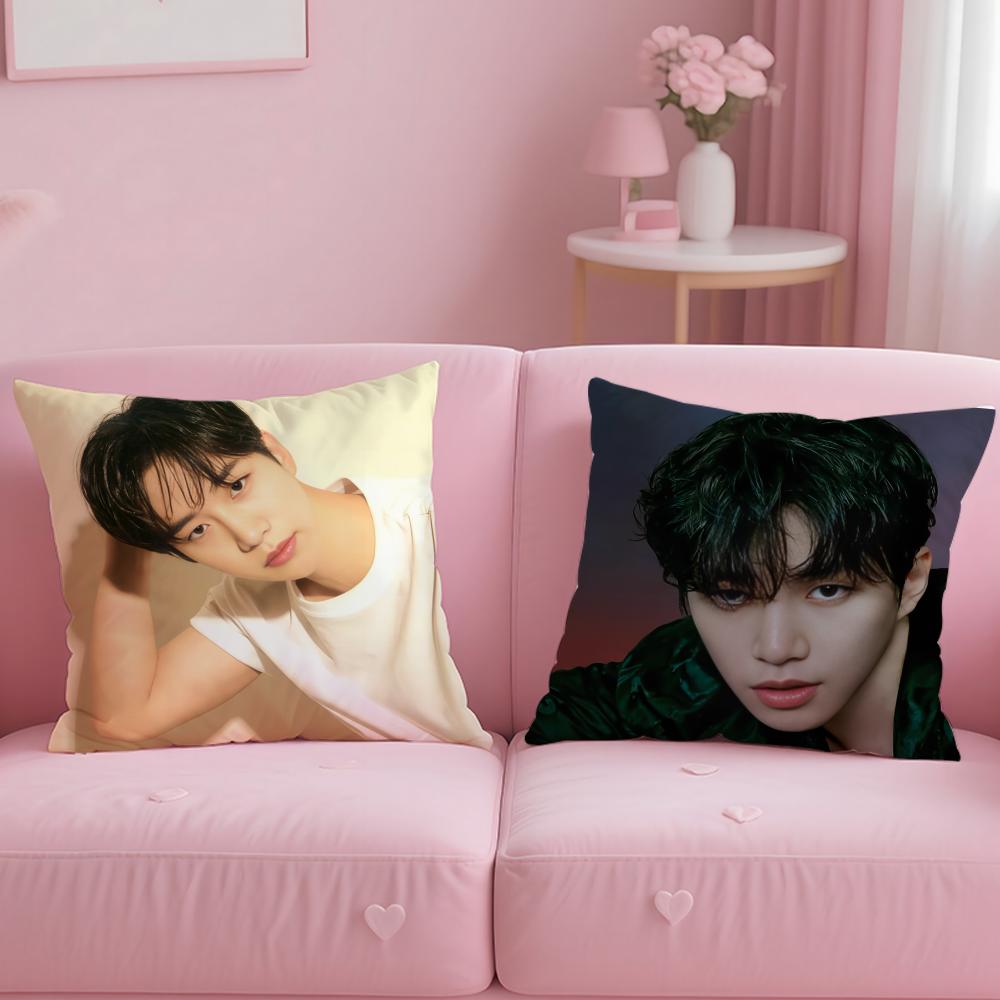 popular actor Lee Junho Cushion Cover Soft  EasyWash Pillow Case  Versatile for Couch Bed Travel and Office