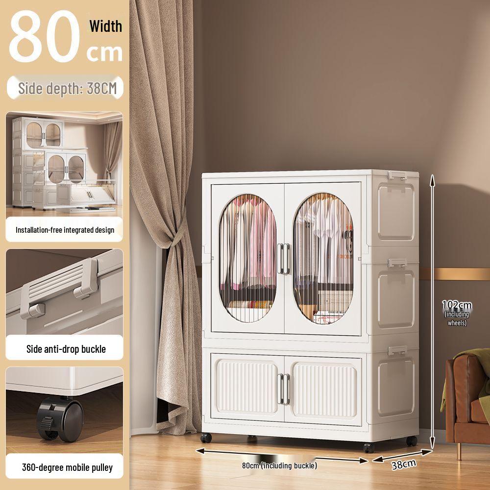 Foldable Plastic Wardrobe & Organizer for Baby and Children's Clothes