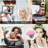LED Portable Light Night Phone Flash Light Led Camera Clip-on Mobile Phone Selfie Ring Light Video Usb Charging For All Phone