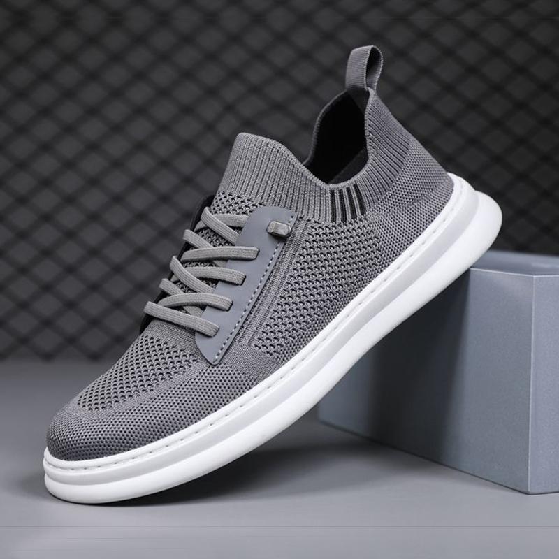 Men's lightweight, comfortable and fashionable flat shoes, casual sports shoes, spring and summer breathable loafers