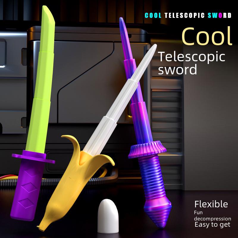 

Мини-телескопический меч самурая, декомпрессионная игрушка