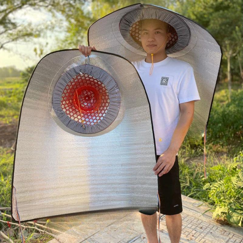 2025 New Cape Hat Pointed Hat Outdoor Stacked Bamboo Hat Fishing Hat Cover Hat