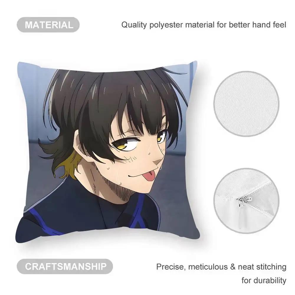 B-Niebieski L-Lock M-Meguru B-Bachira Poszewka na Poduszkę Poszewka na Poduszkę Antyroztoczowa Niewidoczny Zamek Błyskawiczny Jedwabista Krótka Pluszowa Poszewka na Poduszkę Sofową