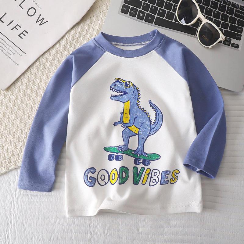 Vêtements pour enfants Garçons Filles T-shirt Vêtements pour enfants Dessus de dessin animé Manches longues Vêtements pour bébé Automne Hiver Coton Imprimé Sweat-shirt
