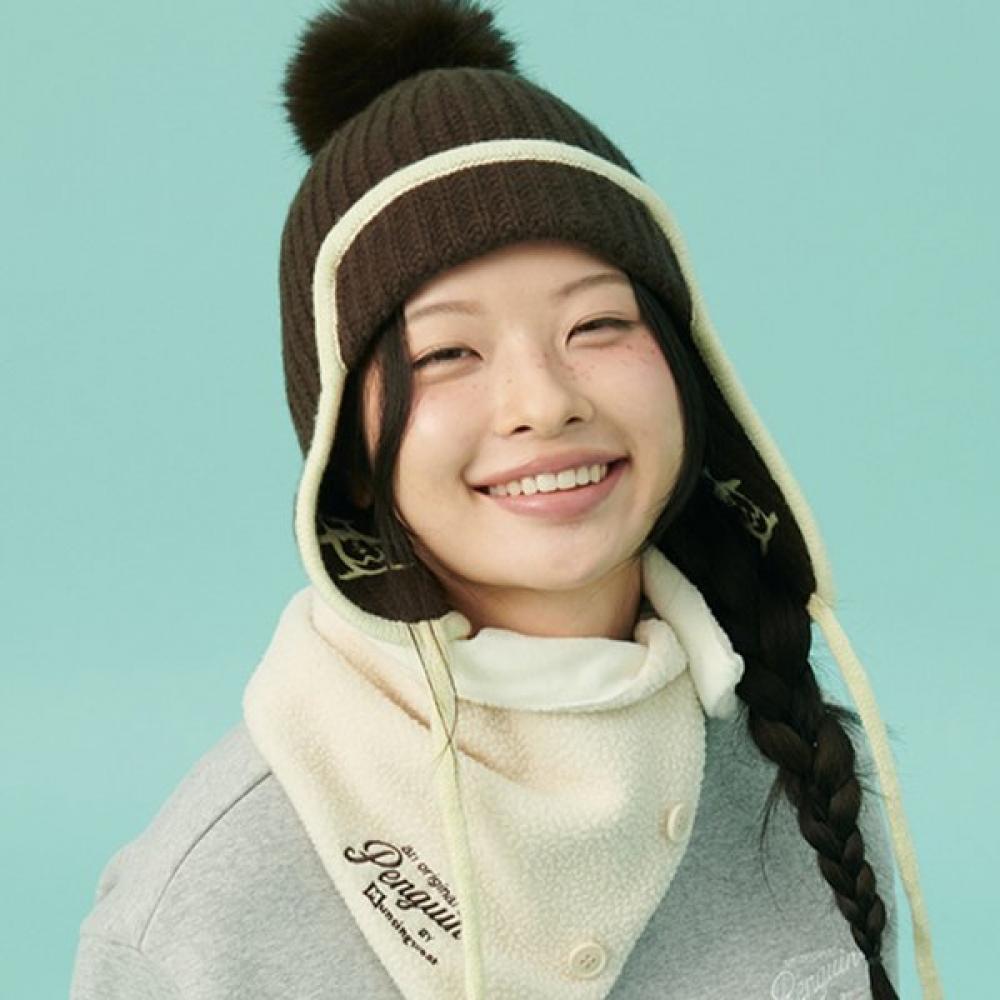 MunSingwear Women S Fleece Neckwarmer Ivory Mq422pwmo3 IVRY_IVORY/FR