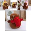 Chaveiro de Pelúcia Adorável Capivara Boneca de Desenho Animado Fofa Com Enchimento de Algodão PP Premium Para Acessórios