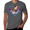 Landschaft Retro David Brent 80er Büro Das Neon T-Shirt Übergröße Schrumpffreies T-Shirt