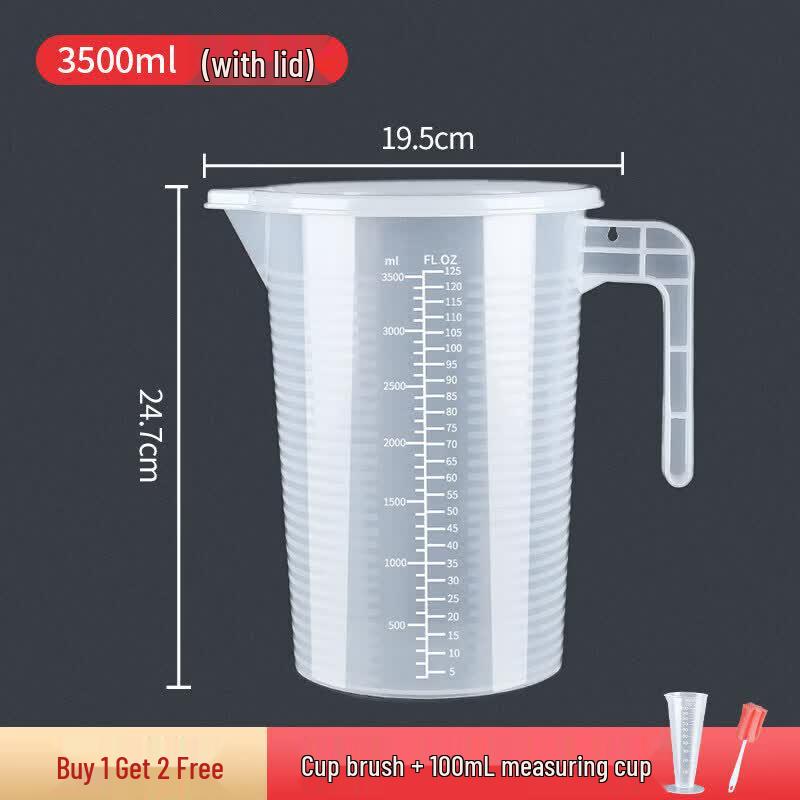 ZISIZ Food Grade Plastic Measuring Cup