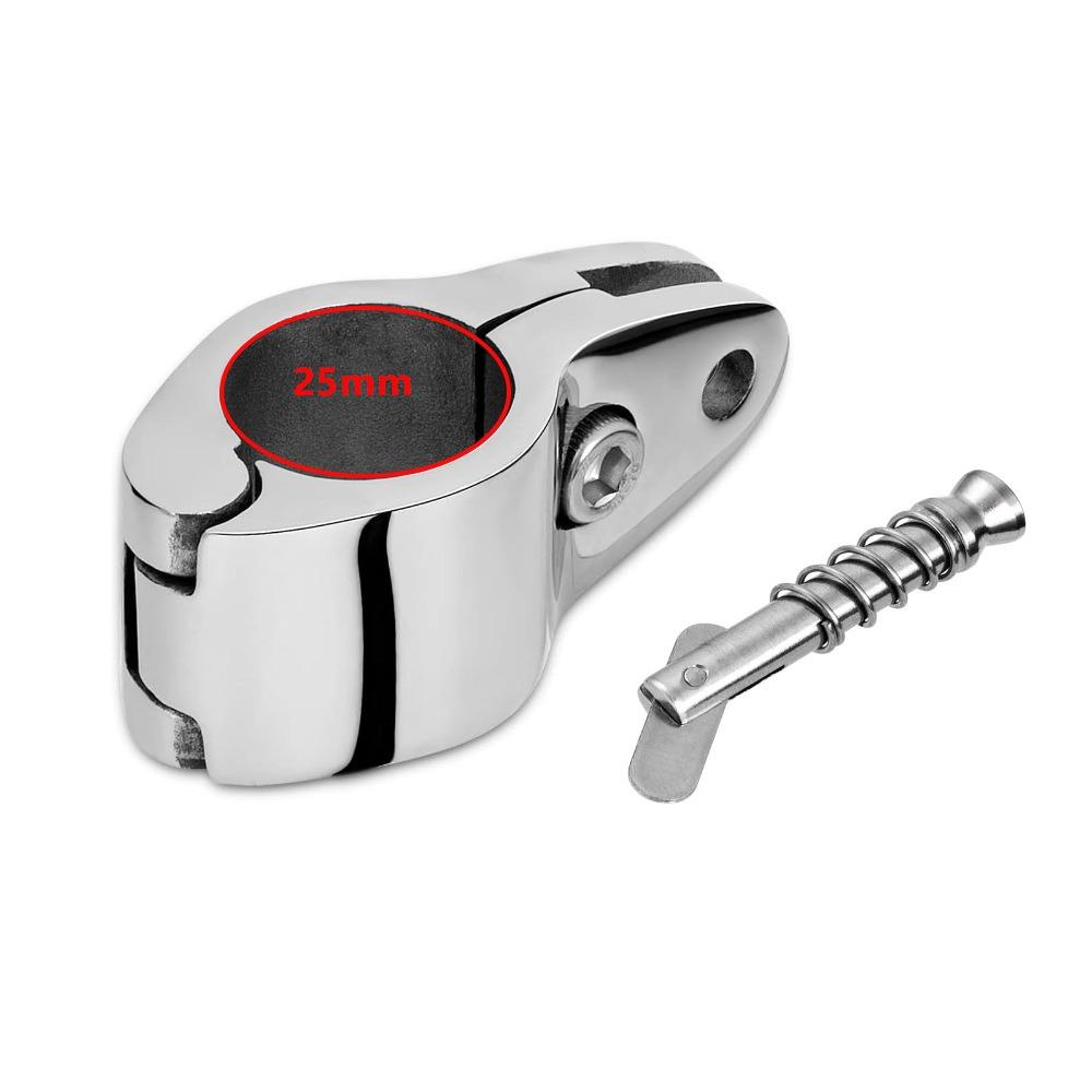 

22mm 25mm 30mm 32mm Jaw Slide Clamp Easy Install Marine Hardware Durable Boat Bimini Top Hinged 25mm
