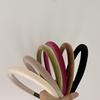 1.5cm Width High grade velvet Hair Bands headband retro slim edge hair clip new autumn outerwear style solid color Hair Hoops