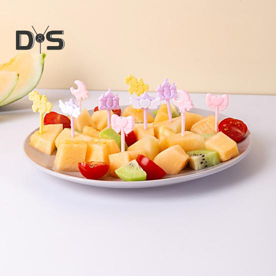 6/8/10 Stück Obstgabeln in Lebensmittelqualität, wiederverwendet, süße Lunch-Bento-Box, Obstgabeln