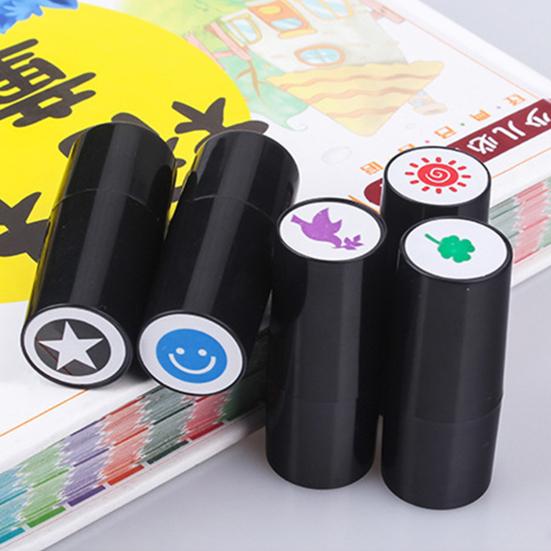 Plastic Golf Stamp Long Lasting Quick Drying Random Pattern Ball Stamper Golf Equipment