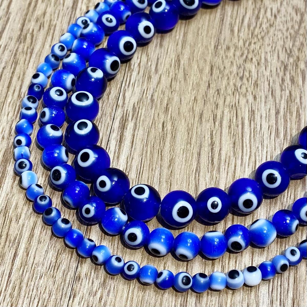 

Стеклянные бусины миллефиори круглой формы 4/6/8 мм с узорами от сглаза для изготовления ювелирных изделий своими руками 4mm 98pcs