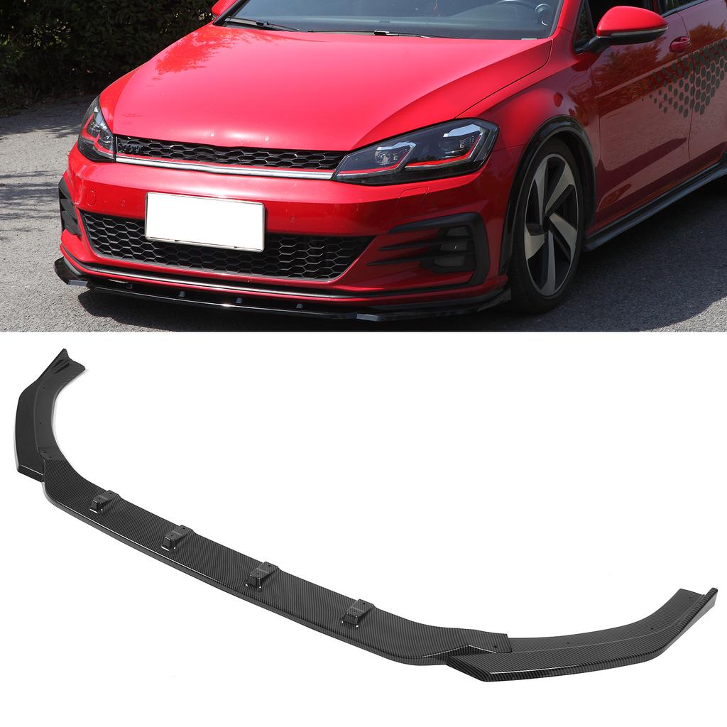 3PCSCelsiusSet Front Bumper Splitter Lip for Maxton Replacement for MK7.5 2017‑2020