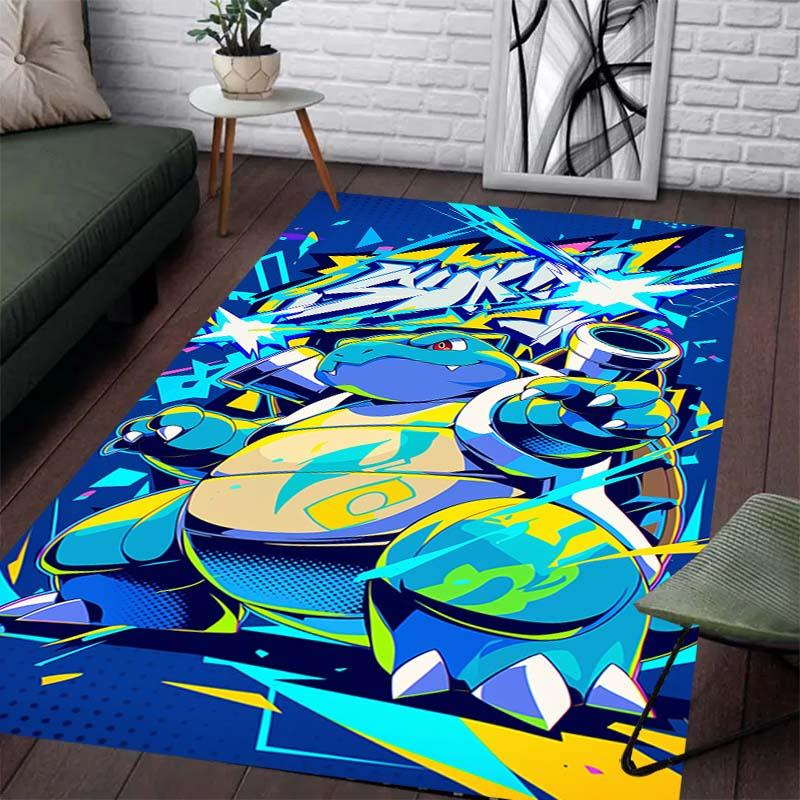 Cute Pokémon Pattern Carpet - Slip-resistant Kitchen and Outdoor Carpet, Home and Bedroom Decoration Items, Birthday Gift