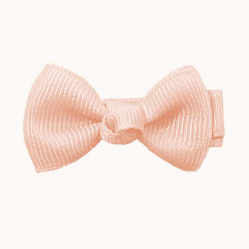 Twist Taille Geripptes Band Schleife Baby Haarspange – Niedlicher Handgemachter Kinder Kopfschmuck