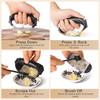 Esmagador de Alho Manual de Aço Inoxidável Atualizado, Espremedor, Triturador de Alho e Gengibre, Utensílios de Corte e Moagem, Utensílios de Cozinha