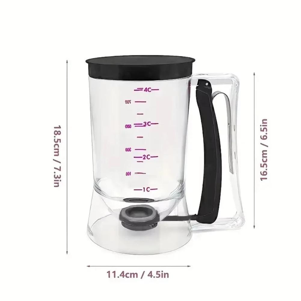 Cupcake Batter Dispenser - Designed for Easy Pouring - Non-Stick And Space-Efficient Ideal for Making Waffles Cakes and Pancakes
