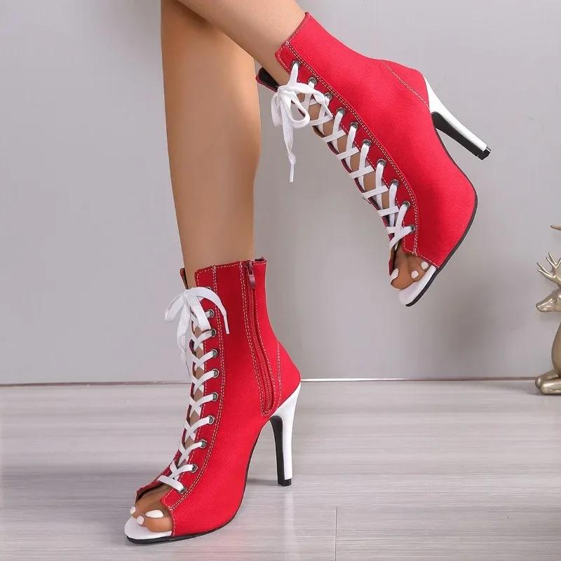 2025 New Trend Brand Women Sandals Designer Elegant Sexy High Heels Stilettos Summer Fashion Casual Woman Pumps Chaussures Femme