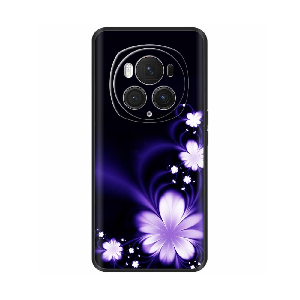 For Honor Magic6 Pro 5G Case Back Cover For Honor Magic6 5G Soft Black Silicone Fashion Phone Case For Magic 6 Pro Coque Fundas