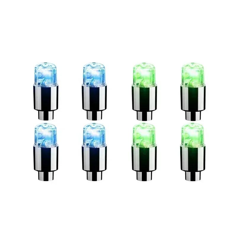 Wheel Lights Cap Car Auto Wheel Tire Tyre Air Valve Stem LED Light Cap Cover Accessories For Bike Car Motorcycle Waterproo