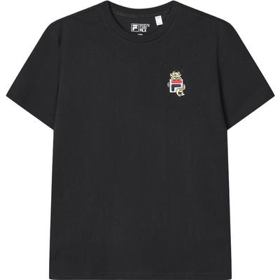 Da Long Series New Year Knitted Short Sleeve T-Shirt Unisex Tops Black F11U419102F-BK