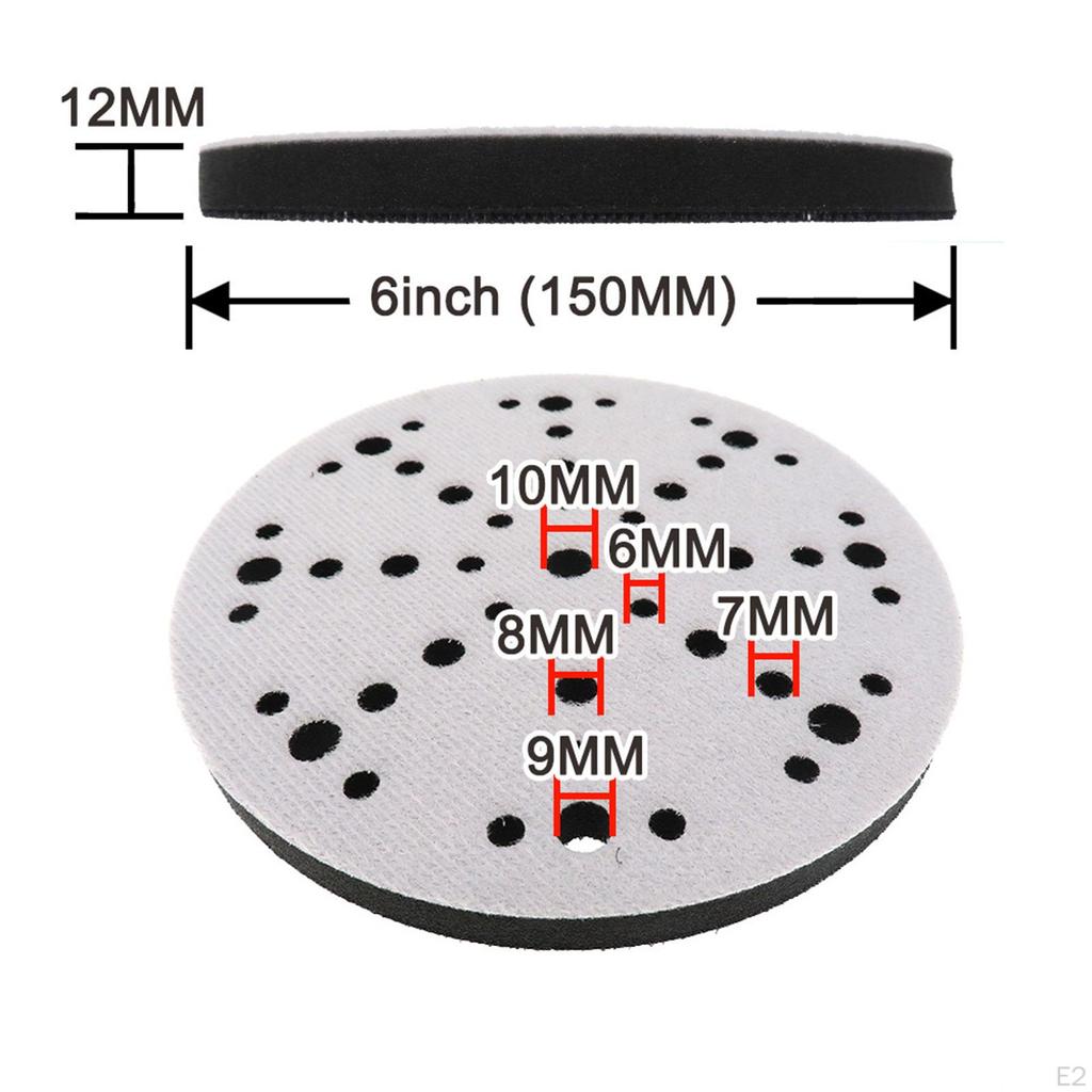 Soft Density Interface Pad Sanding Replace Backing Sander Hook Polishing for