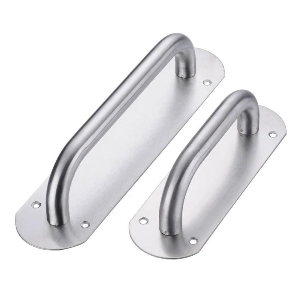 Furniture Handle Heavy Duty Barn Door Pull Stainless Steel Gate Door Handle Door Plate Handle  Push